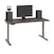Bestar Universel 30“ x 60“ Standing Desk, Bark Grey 65839-47 - alternate 9
